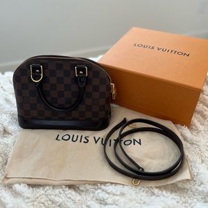 Louis Vuitton Alma BB in Damien Ebene